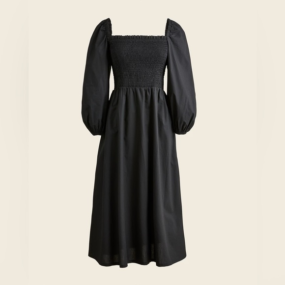 J. Crew Dresses & Skirts - J.Crew Smocked Puff-Sleeve Dress